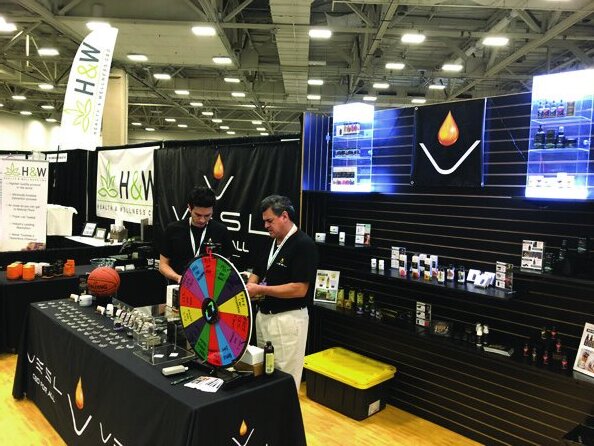 Industry trade show booth